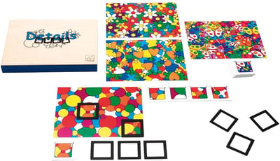 Educo Details - Houten speelgoed - Houten puzzel - Educatief speelgoed - Kinderspeelgoed - Incl. opbergkist