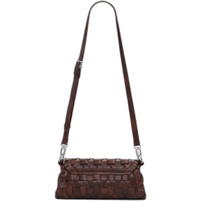 Desigual schoudertas Argon Zarauz Bag Leather West bruine