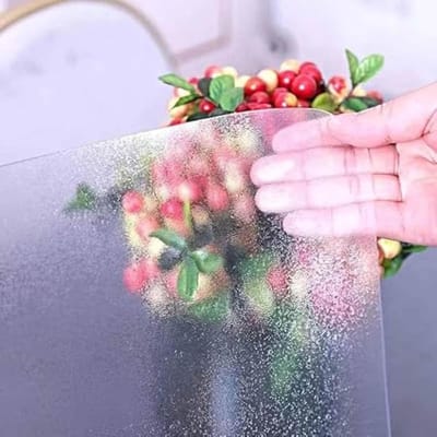 Transparante tafelfolie - Mat tafelkleed - Tafel beschermen - Waterdicht en afwasbaar - 45 x 290 cm - Mat