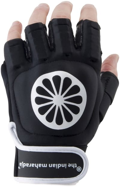The Indian Maharadja Glove shell half [left-b]-XS Sporthandschoenen Kids - zwart