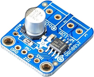 DC Motor Driver - Motor Controller Board - Roboticaprojecten Sturen - 3.6A Piekstroom - 6.5V-45V Bereik - Groen