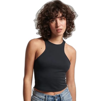 Superdry - Studios Racer tanktopje van jersey - Dames - Vesten