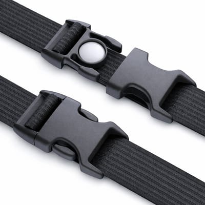 Verborgen AirTag Houder voor Reistas Gesp – Anti-Diefstal Bagage Tracker Case – Onzichtbare Houder Geschikt voor AirTag – Voor Koffer, Sporttas en Duffle Bag