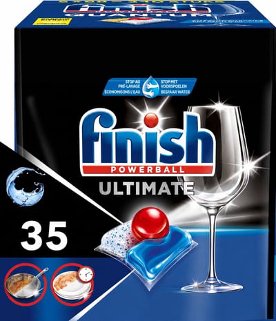 Finish Ultimate All in One Regular Vaatwastabletten - 35 Vaatwastabletten