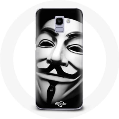 Case voor Samsung Galaxy J6 2018 We zijn een legioen anoniem masker
