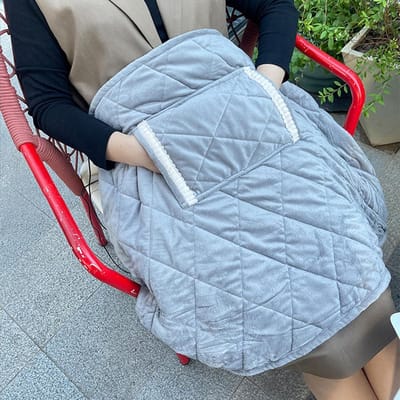 Verwarmde Deken - Elektrische Plaid - Comfort Thuis - Snelle Verwarming - 60x80cm - Grijs