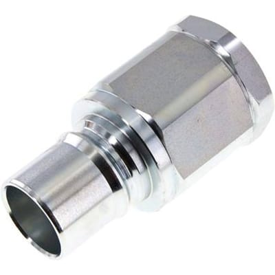 Stalen DN 40 Hydraulische Koppeling Insteeknippel G 1 1/2 inch Binnendraad ISO 7241-1 B D 44.5mm