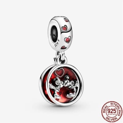 Nouveaux Pendentifs Perles en Argent Sterling S925 Pour Fabrication de Bracelets Bijoux de Mode gray