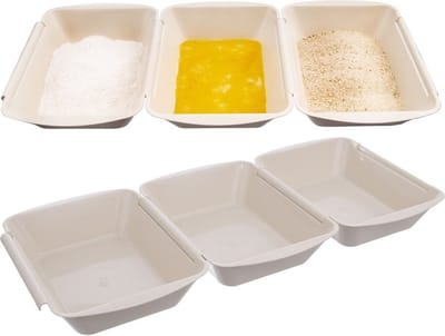 Paneerset 3x1,5 l 3 delig - Kommen voor Paneren - Keukenschaal - Keukenkom - Keuken Kom