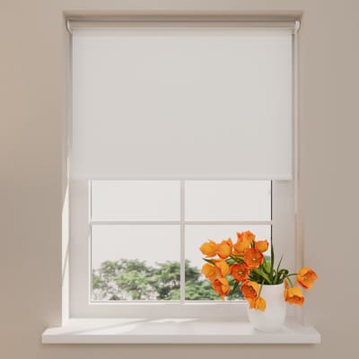 DTCH® Rolgordijn Verduisterend - Pure mini Thermo - Wit - 60 x 150 cm - Isolerende zonwering – Rolgordijn zonder boren