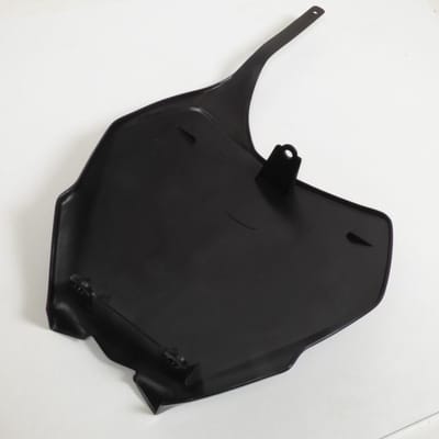 Zwarte UFO-nummerplaat voor Yamaha 125 YZ motorfiets, nieuw