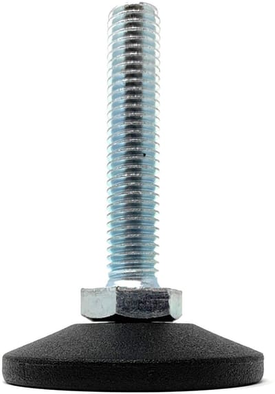 Dailygoody - Verstelbare-schroef - 4x Verstelbare schroef M8 - Tot 400 kg draagvermogen - Ø 48 mm - Galvanized steel - Ideaal voor meubels - 4 st