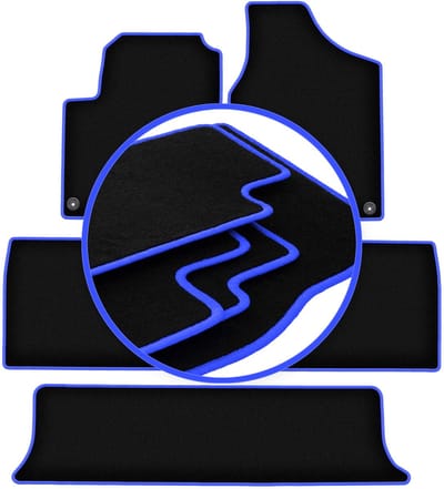 CARLUX-BLUE automatten voor: Ford Galaxy MK1 minivan (1995-2006)