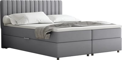 BOXBED Everest 160 x 200 cm tweepersoons met hoogwaardige Bonell-matras en topper