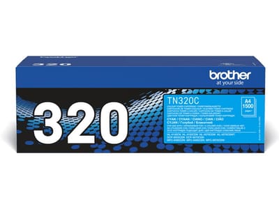 Brother Toner TN-320C Origineel Cyaan 1500 bladzijden TN320C