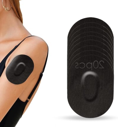 Patches voor Dexcom G6 Sensor, Waterdichte en Ademend Zelfklevende Overpatches, 20 Stuks, Huidvriendelijk en Duurzaam