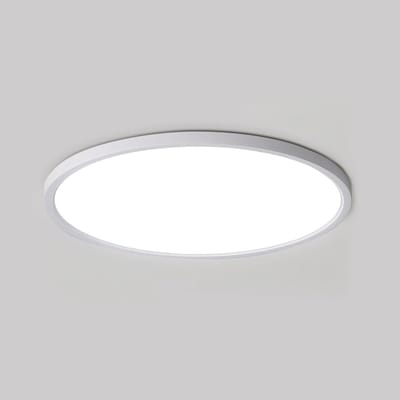 LED-plafondlamp, 36W moderne ultradunne plafondlamp 40CM IP44, ronde plafondlampen 3240LM 6500K koel wit voor badkamer woonkamer slaapkamer keuken balkon
