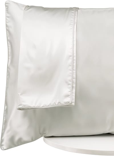 Zijden Kussensloop - Gebroken Wit - 80 x 50 cm - Premium Kwaliteit - inSilk - 100% Zijde - Hypoallergeen - Goed voor Huid en Haar