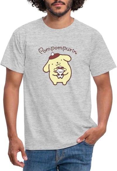 Pompompurin Met Muffin Verkleed Als Pompom Purin T-Shirt Heren
