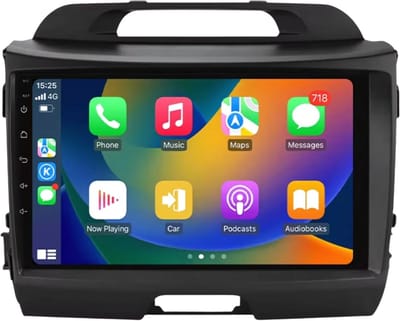 Autoradio met bluetooth - Carplay - Voor Kia Sportage 3 (2011-2016) - Geschikt voor Apple en Android - Stereo - Navigatie - Navigatiesysteem auto - 2GB 32GB