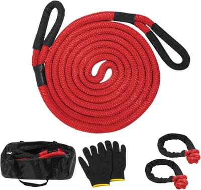 Sleepkabel - Noodkabel Haken - Zwaar Herstel - Sterke Veiligheidssluitingen - 600 cm - Meerkleurig