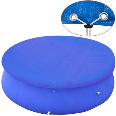 vidaXL - Zwembadhoezen - 2 - st - voor - 360-367 - cm - bovengrondse - zwembaden - rond