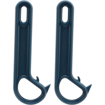 2 stuks Gemakkelijk te Openen Ringtreklip Blikopener Blikopener Handmatig Eenvoudig Openen voor Ouderen met Zwakke Handen Blauw blauw