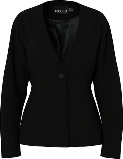 Pieces Blazer Pckamil Ls Fitted Blazer Noos Bc 17162404 Black Dames Maat - XL