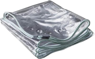 Dekzeil - Beschermhoes Tarp - Buitenbescherming - Extra Dik PVC - 2 x 5 meter - Transparant
