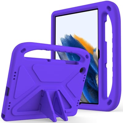 Coverup Tablethoes geschikt voor Samsung Galaxy Tab A11 Plus / Tab A9 Plus Hoesje - ShockProof Kids Case - Paars