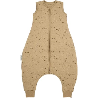 Meyco Baby Rib Mini Spot baby winter slaapoverall jumper - toffee melange - 92cm - 2.0 TOG