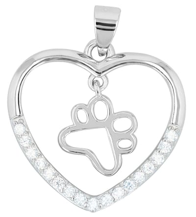 AKZENT Akzent dames hanger "Kuma" van 925 Sterlingzilver, gerhodineerd, duurzaam