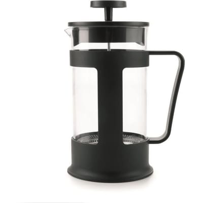 French Press - Ibili - 350 ml - Borosilicaatglas - Kunststof - Zwart/Transparant