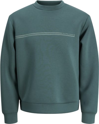Jack & Jones Trui Jcofusion Scuba Sweat Crew Neck 12289830 North Atlantic Mannen Maat - M