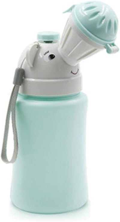 Draagbare Potty - Reis Potje Kinderen - Onderweg Zindelijk Maken - Lekvrije Siliconen Ring - 500ml - Groen