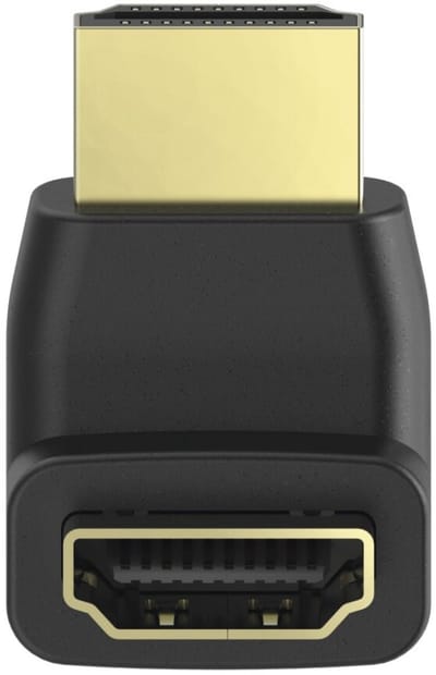 Hama High-speed HDMI™-hoekadapter Stekker - Koppeling 90°
