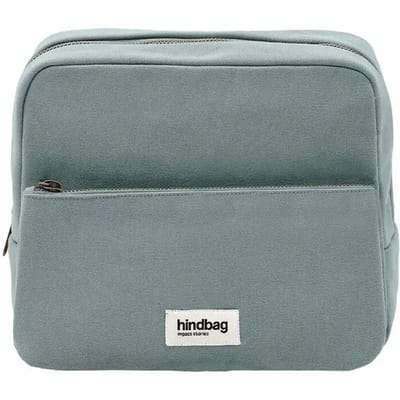 Hindbag Alix XL - toilettas - Mint – 100% mooi biologisch katoen EAN: 3665841006511 Toilettas Hindbag