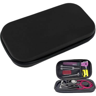 Nieuwe Stethoscoop Etui Schokbestendig Stethoscoop Tas Reizen Draagbare Stethoscoop Draagtas Lichtgewicht Stethoscoop Opbergtas zwart