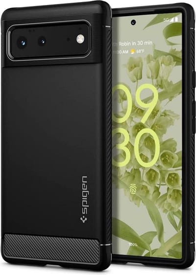 Spigen Rugged Armor hoesje voor Google Pixel 6 - Zwart
