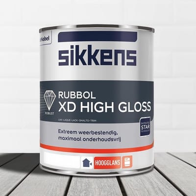 Sikkens Rubbol XD High Gloss 2,5 liter wit