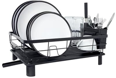 Afdruiprek met Afneembare Bestekhouder en Aftapkraan - Duurzaam en Ruimtebesparend Design voor de Keuken