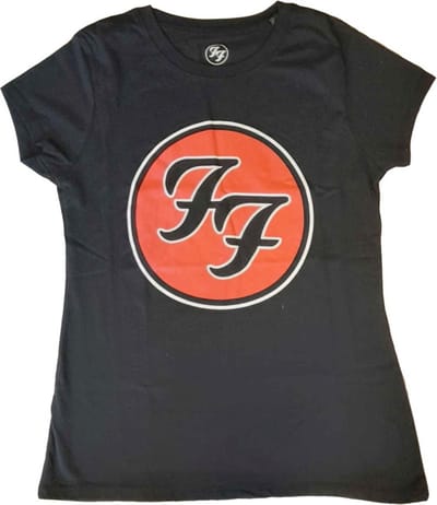 Foo Fighters - FF Logo Dames T-shirt - 2XL - Zwart