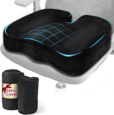 Ergonomisch Zitkussen met Traagschuim voor Stuitbeen en Rugpijn Verlichting