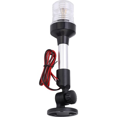 9 Inch 33LED Ankernavigatielichten IP66 Waterdicht Rondom 360 graden Bootlicht voor Marine Jachten black