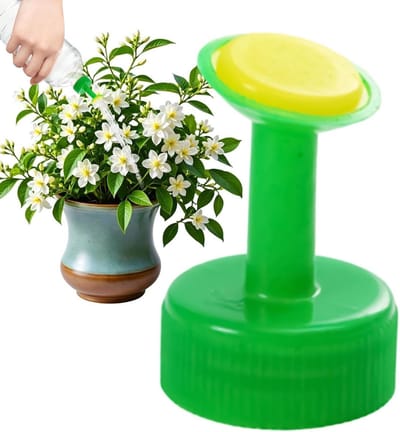 Flessenkappen Sproeiers - Vernevelmondstuk Doppen - Planten Water Geven - Universele Schroefsluiting - 8 x 6 x 4 cm - Groen