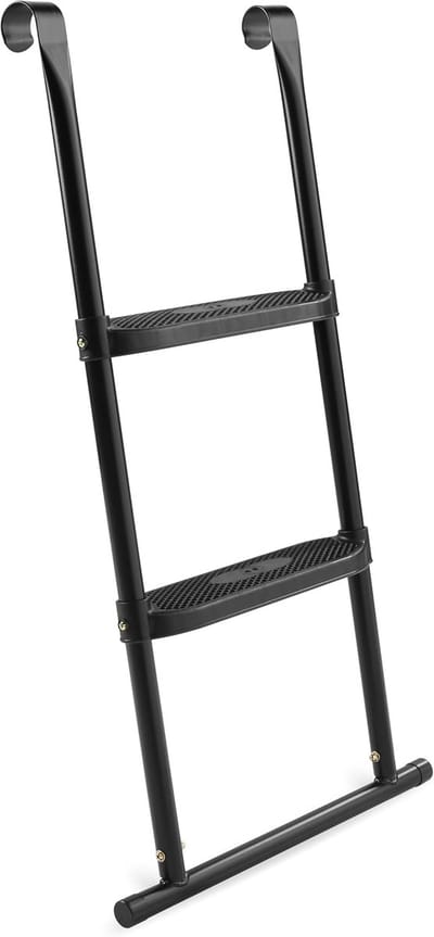 Trampoline Ladder - Opstap Ladder - Veilig Opstappen - Hoge Kwaliteit Constructie - 98 x 52 cm - Zwart