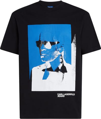 Karl Lagerfeld Jeans A2m17036 T-shirt Met Korte Mouwen Zwart M Man
