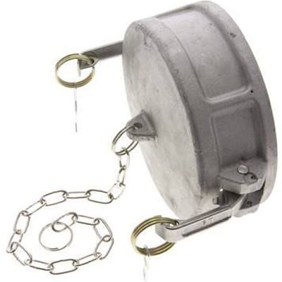 Camlock DN 120 (5'') Koppeling AluminiumEnd Cap Type DC MIL-C-27487