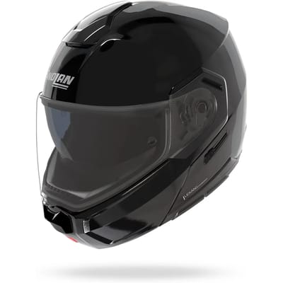 Nolan N90-3 06 Classico 301 Zwart Glossy Systeemhelm - Maat XL - Helm