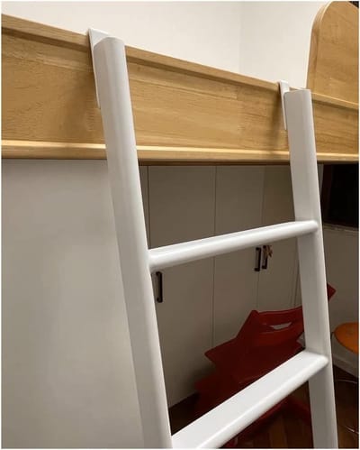 Stapelbed ladder - Bed trap - Veilig instappen - Verstelbare hoogte - 1.4 meter - Wit